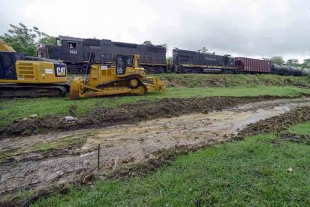 Frenan construcción de Tren Maya en Palenque