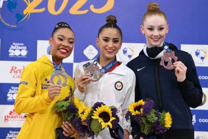 Marina Malpica consigue histórico oro en Panamericanos de Gimnasia Rítmica