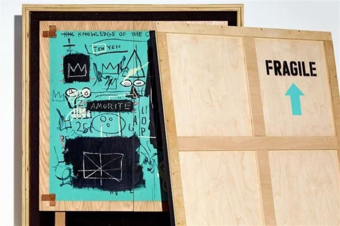 Lanza Tiffany calendario de adviento inspirado en Basquiat