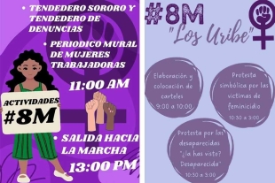 Piden evitar destrozos en marcha feminista del 8M en el centro de Toluca