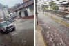 Fuerte lluvia y granizo causan anegaciones en Valle de Bravo