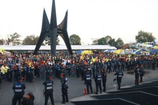 Fuerte operativo de seguridad para la final del fútbol mexicano