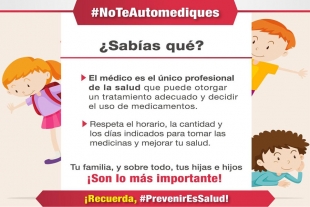 No te automediques