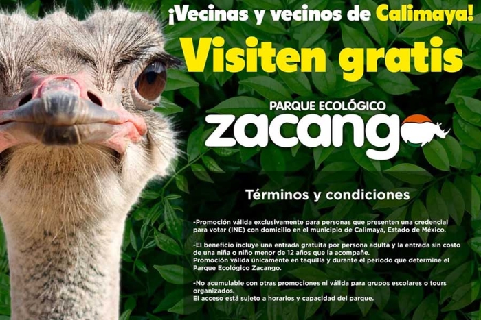 El Zoológico de Zacango alberga actualmente alrededor de 880 animales de 171 especies distintas