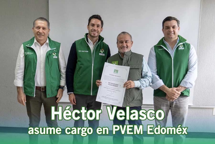 En diciembre pasado, Velasco Monroy adquirió la militancia ecologista