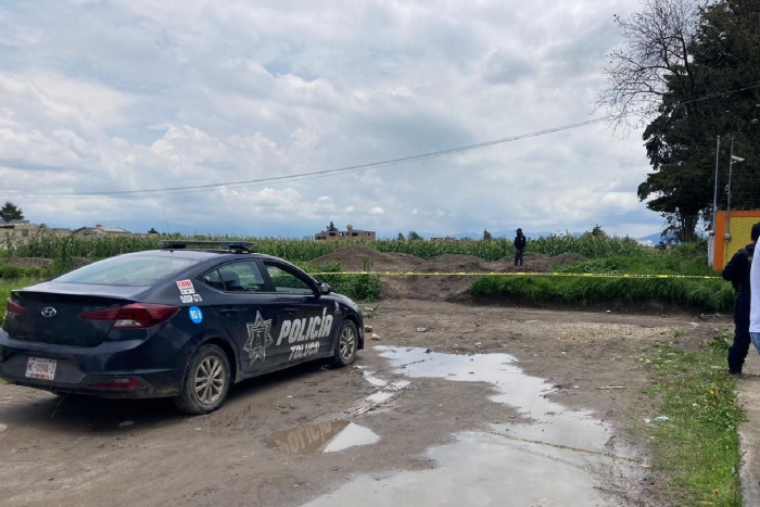 Encuentran cadáver en San Pablo Autopan.