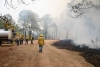 Continúan labores de combate del incendio forestal en Tejupilco; hay un saldo preliminar de 300 hectáreas afectadas