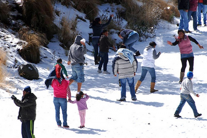 Hacen negocio con visitantes al Nevado de Toluca