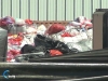 Desechos acumulados en empresa de limpieza provoca molestia en zona industrial