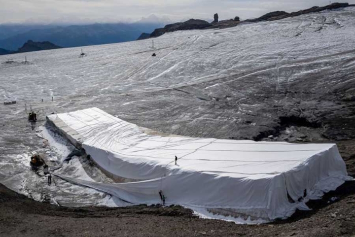 Los glaciares suizos están derritiéndose a velocidad récord; perdieron 6% de su volumen total