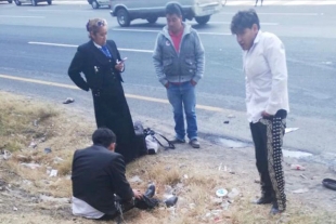 ¡Mariachis sin suerte! Se accidentan al regresar de serenata