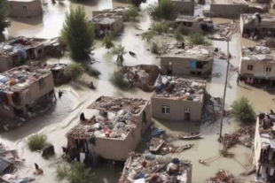 La semana pasada, inundaciones repentinas causadas por fuertes lluvias devastaron aldeas en el norte de Afganistán