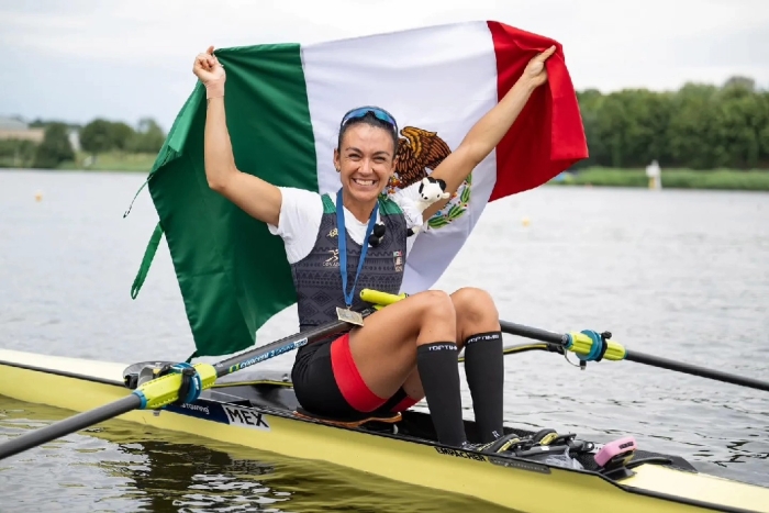 Lechuga, quien ya había conseguido tres medallas en Copas del Mundo, se estrenó como campeona absoluta