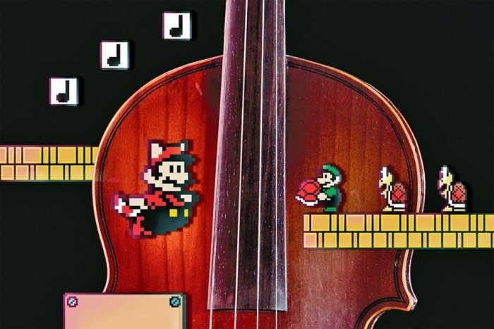 Realizan concierto de Mario Bros con Orquesta