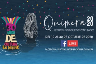 Este es el programa del Festival Internacional Quimera 2020 para el lunes 26 de octubre