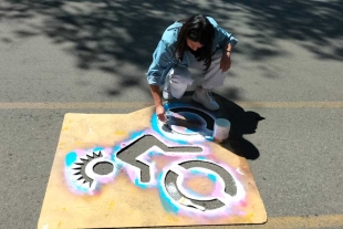 Ciclistas expresan su inconformidad por retiro de ciclovía de las principales vialidades de Toluca