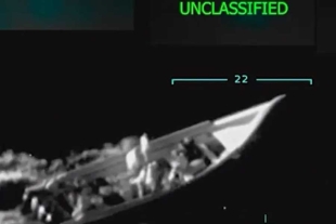 Trump publicó en su cuenta de Truth un vídeo del Comando Sur del Ejército estadounidense donde se observa una embarcación siendo monitoreada segundos antes de ser eliminada con un misil.