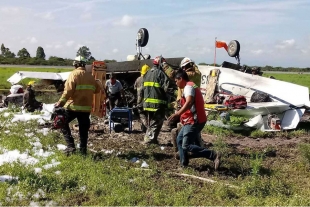 Cae aeronave en aeropuerto de Durango; reportan un muerto
