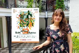 La alumna detalló que el diseño se encuentra inspirado en dos tradiciones emblemáticas