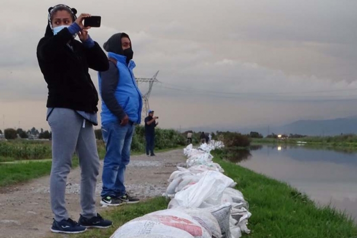 Río Lerma a su máxima capacidad