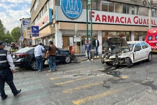 Accidente deja cinco heridos en la colonia La Merced