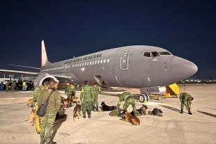 Despega avión de la FAM a Turquía para brindar ayuda