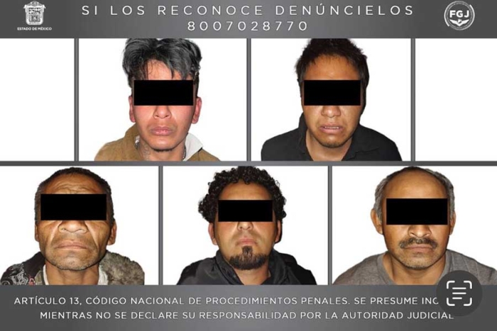 Fiscalía desarticula dos células criminales en Toluca
