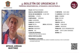 FGJEM busca a nueve personas desaparecidas en el norte del Edomex