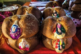 El pan de muerto de Oaxaca, único y diferente