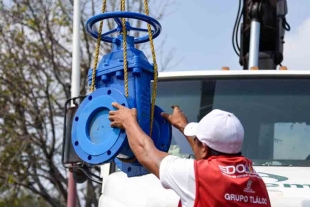Finaliza CAEM mantenimiento del Macrocircuito de agua potable luego de 72 horas de trabajo