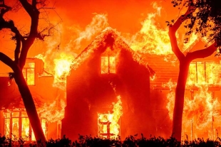 Más de 10 mil casas están bajo amenaza, así como múltiples áreas verdes