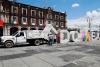 Blindan monumentos ubicados en Toluca ante manifestación de colectivos feministas