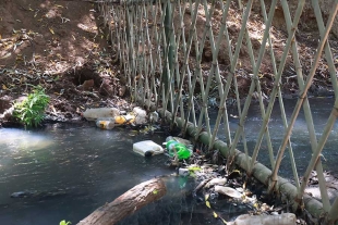 Los principales residuos detectados son plásticos, botellas PET, textiles y desechos orgánicos como ramas o materia vegetal.