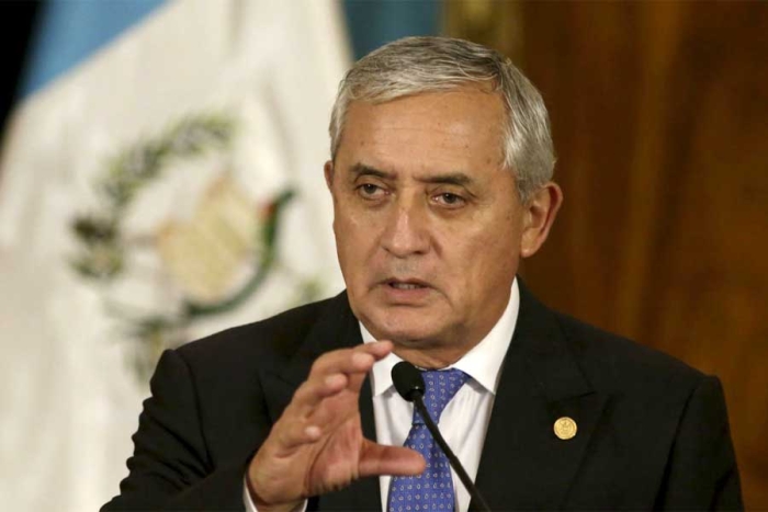 Dan 16 años de cárcel a expresidente de Guatemala por corrupción