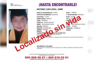 La protesta se levantó tras el hallazgo del menor y la detención del sospechoso.