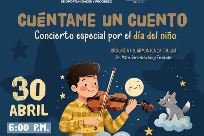 El concierto “Cuéntame un Cuento” dará comienzo en punto de las 18:00 h,