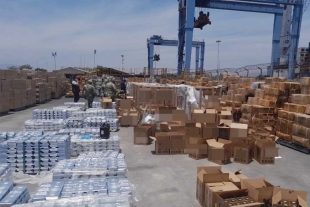 Aseguró Semar 980 cajas de tequila con metanfetaminas en Colima