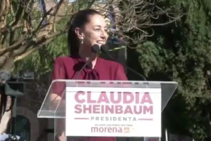 Candidata presidencial Claudia Sheinbaum 