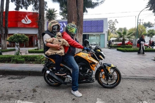 Oogie Boogie rueda en Toluca con bikers festivos