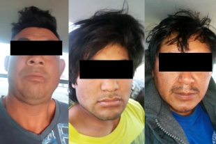 Detienen a tres presuntos integrantes de una banda delictiva, gracias a operativo en Metepec