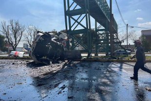 La zona también fue asegurada por Seguridad Pública