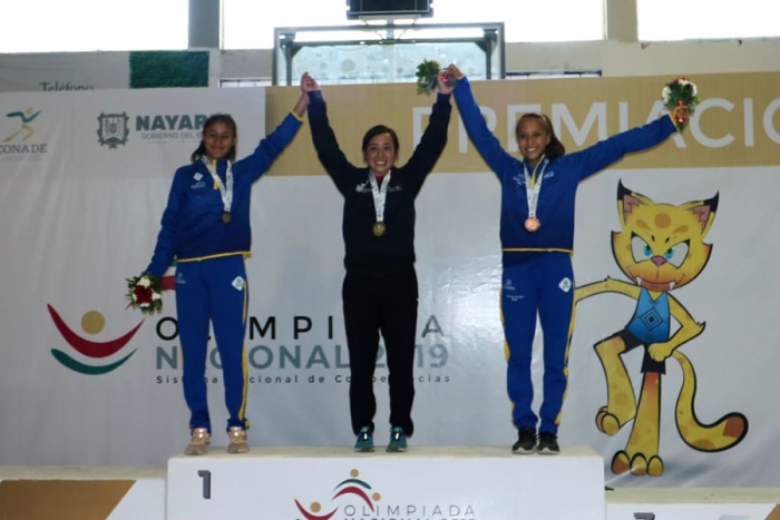 Tres medallas para Edomex en Pentatlón Moderno de Olimpiada Nacional