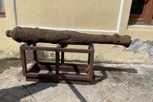 Vale la pena recordar que el primer cañón antiguo fue hallado en junio de 2024,