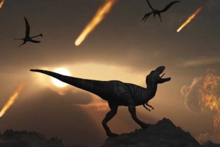 Encuentran fósil de dinosaurio que murió el día del impacto del asteroide