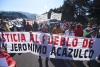 Pobladores inconformes con las obras del Tren Interurbano bloquean la carretera México- Toluca