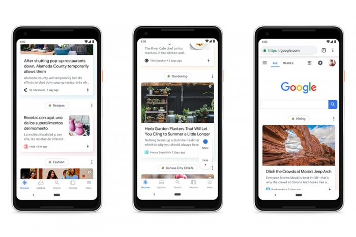 Google Discover te permite reportar noticias falsas