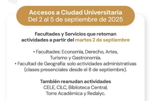 La Universidad Autónoma del Estado de México hace hincapié en la importancia de respetar los espacios que aún se encuentran en paro