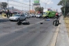 Muere mujer al caer de su moto en la vialidad Alfredo del Mazo, en Toluca