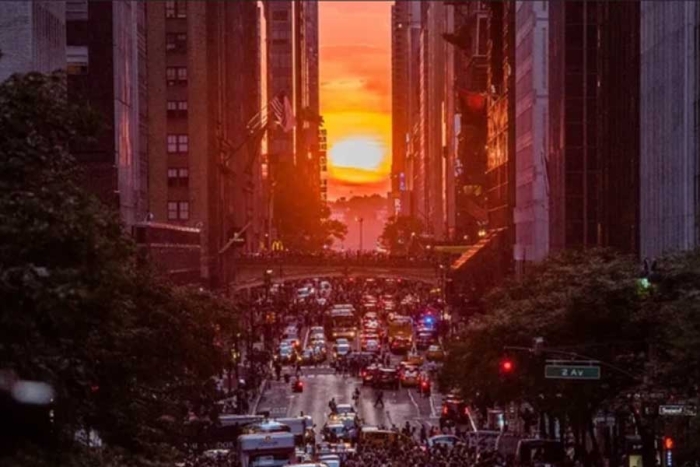 El Manhattanhenge, la mejor puesta de sol del año en NY