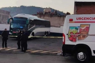 Encuentran sin vida a operador de autobús Flecha Roja en Tenancingo